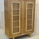 Wardrobe in bamboo and oak from the 1960s
