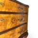 Commode en noyer burl art déco italien, années 1940/50.