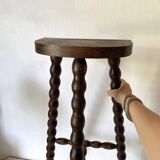 Vintage tripod high stool