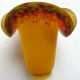 Tulip marmorean glass paste, two-tone, art deco, signed vianne, 2 available