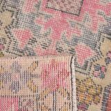 Tapis 4x8 pour chambre d'amis, tapis Vintage rouge et rose, 124x230Cm SK 3780