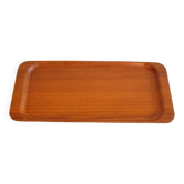 Plateau vintage scandinave en teck