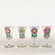 Service of 13 vintage glasses 70's