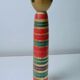 Vintage Japanese Kokeshi doll Naruko signed - Antique turned wood figurine craftsmanship Japan - Collectible item from the Showa period (1926–1989)