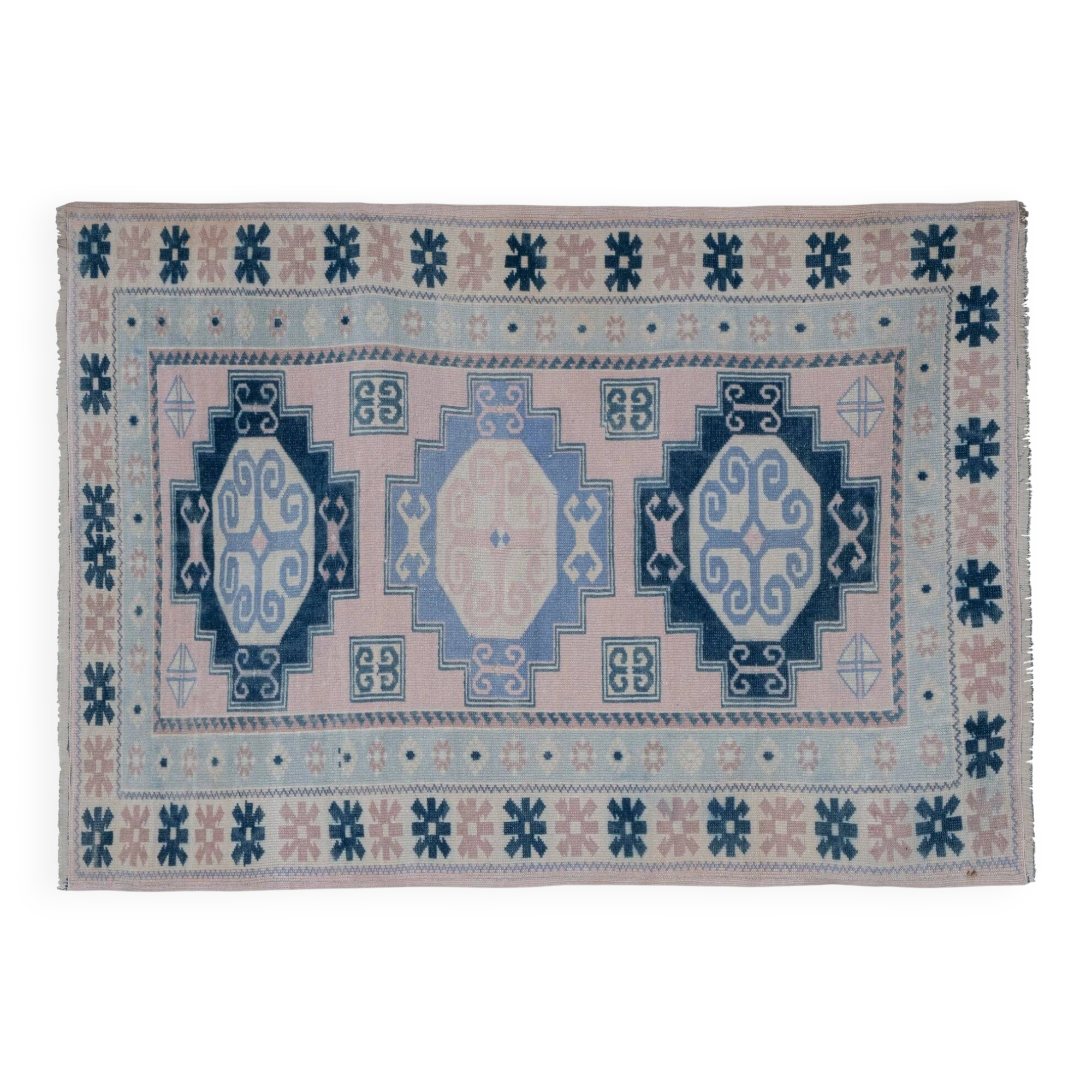 Vintage handmade Turkish rug 95x137 cm