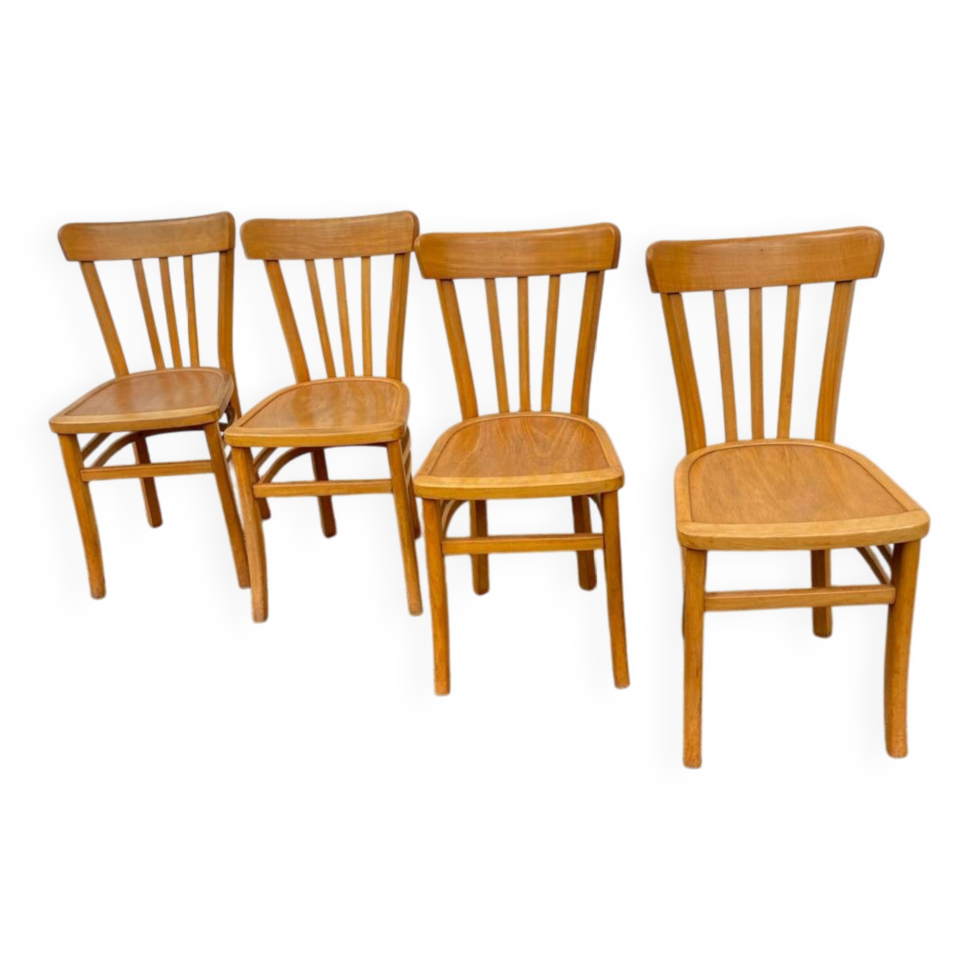 Set of 4 vintage bistro chairs