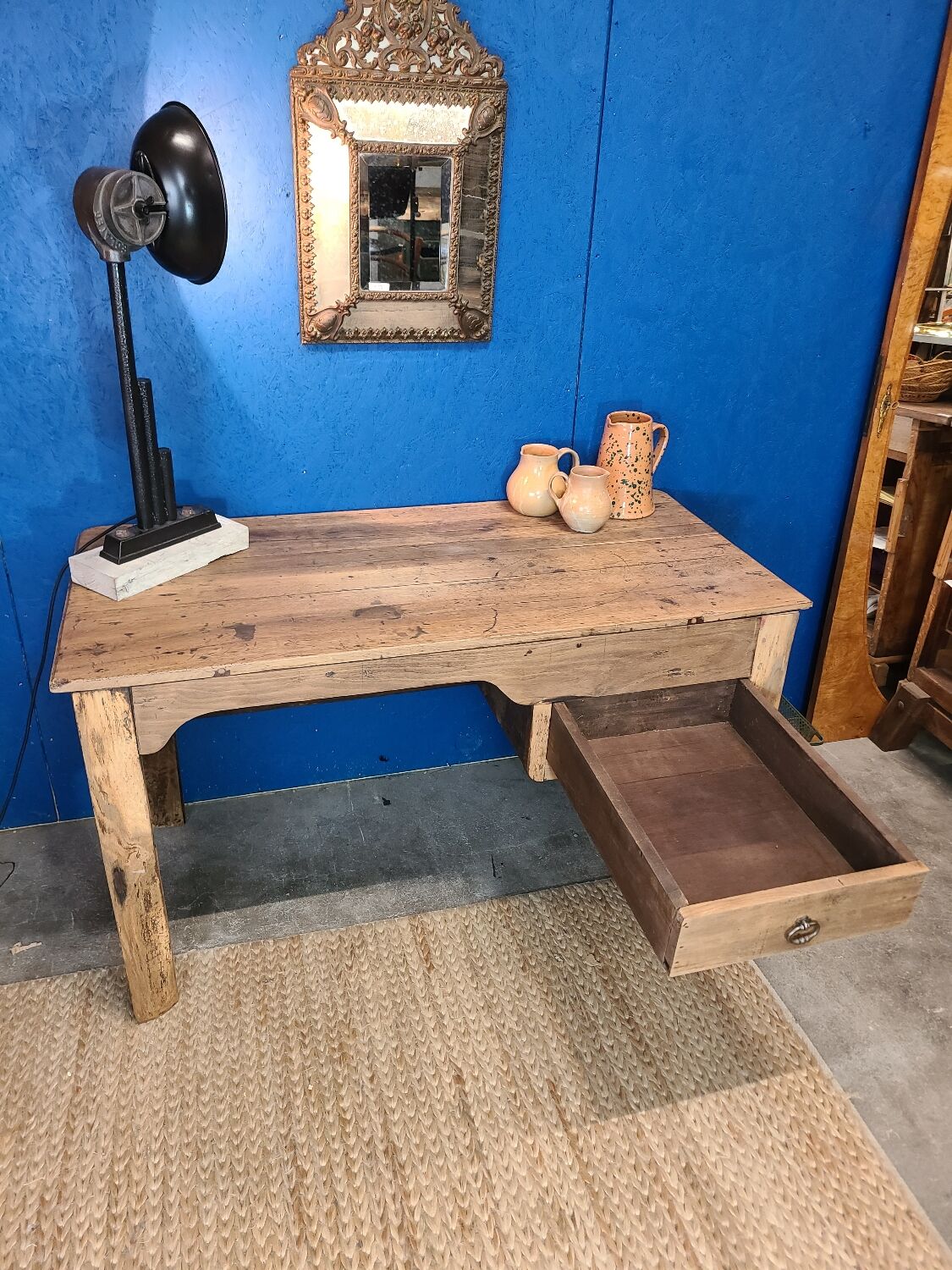Vintage desk circa 1920, farm table
