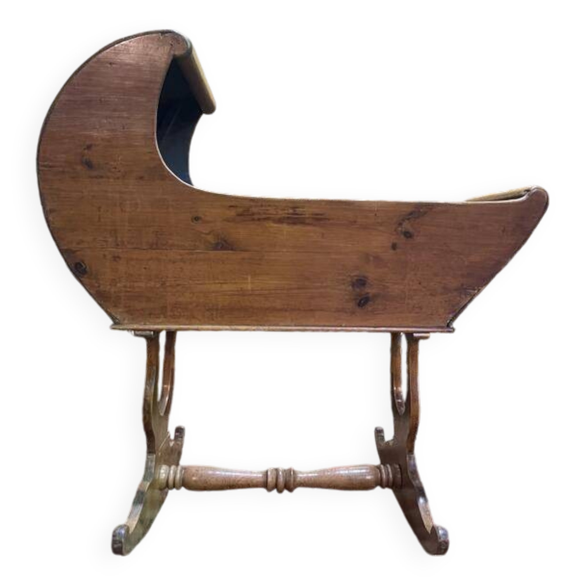 Regional work wooden cradle