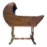 Regional work wooden cradle