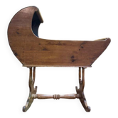 Regional work wooden cradle