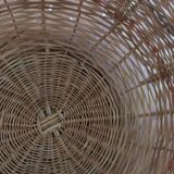 Wicker round basket.