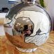 Vase Boule "ICEBERG" par Danillo CURETTI Emaux de Longwy Numéroté 24/100