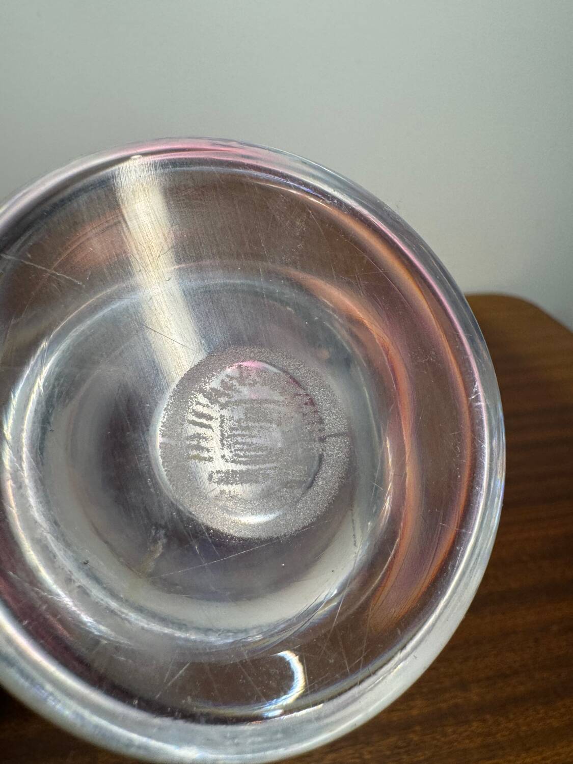 Art Deco crystal soliflore vase