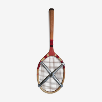 Old wooden frame tennis rackets