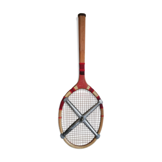 Old wooden frame tennis rackets