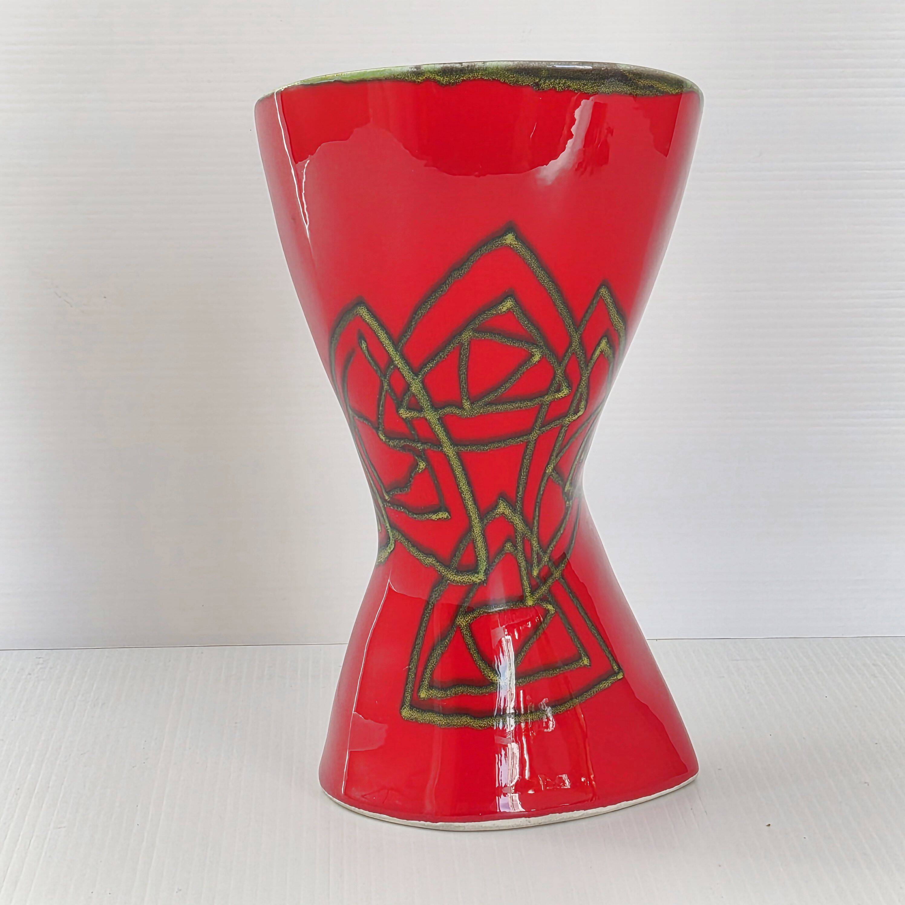 Vintage 1950 vase by François Ré Vallauris