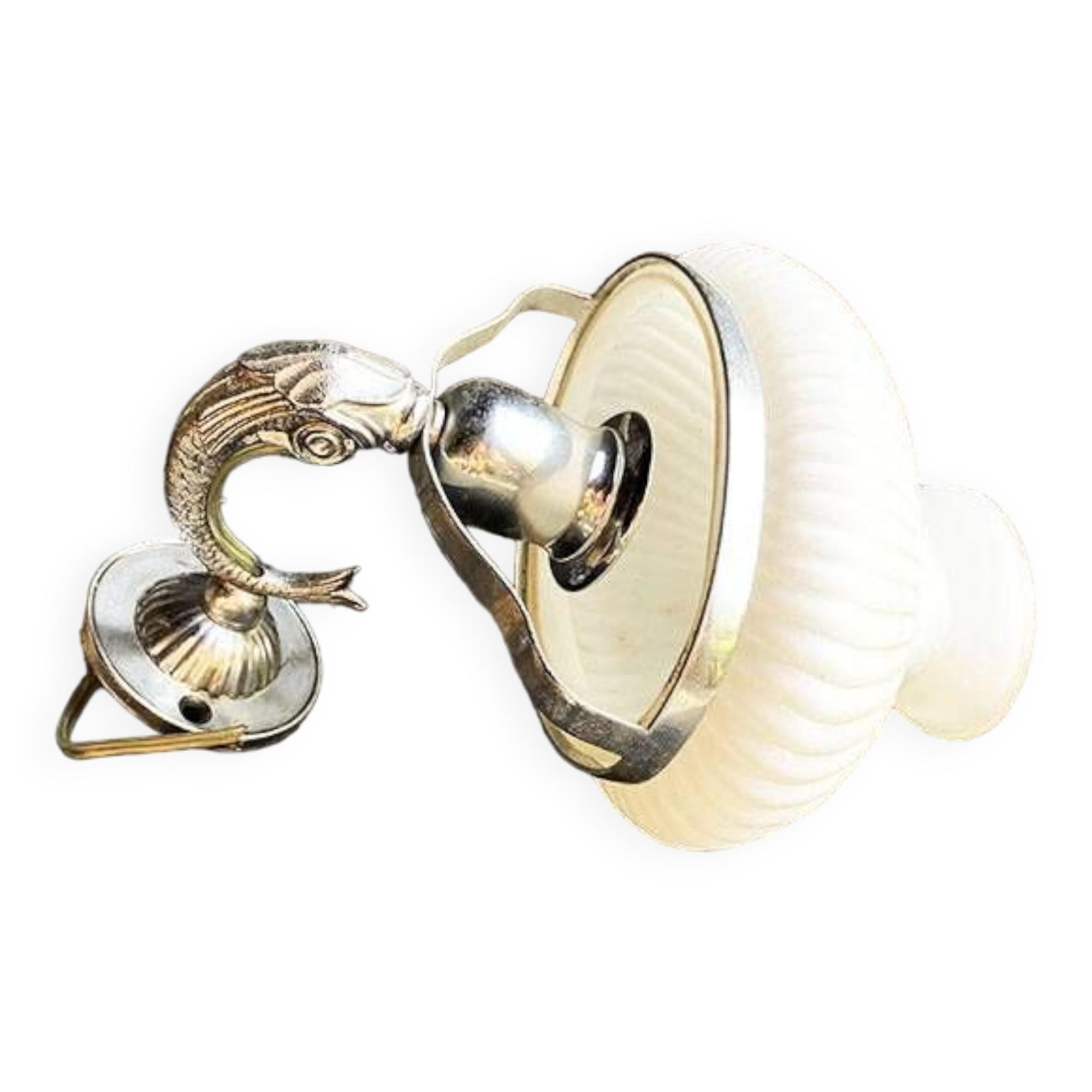 Old Art Deco Fish Wall Lamp