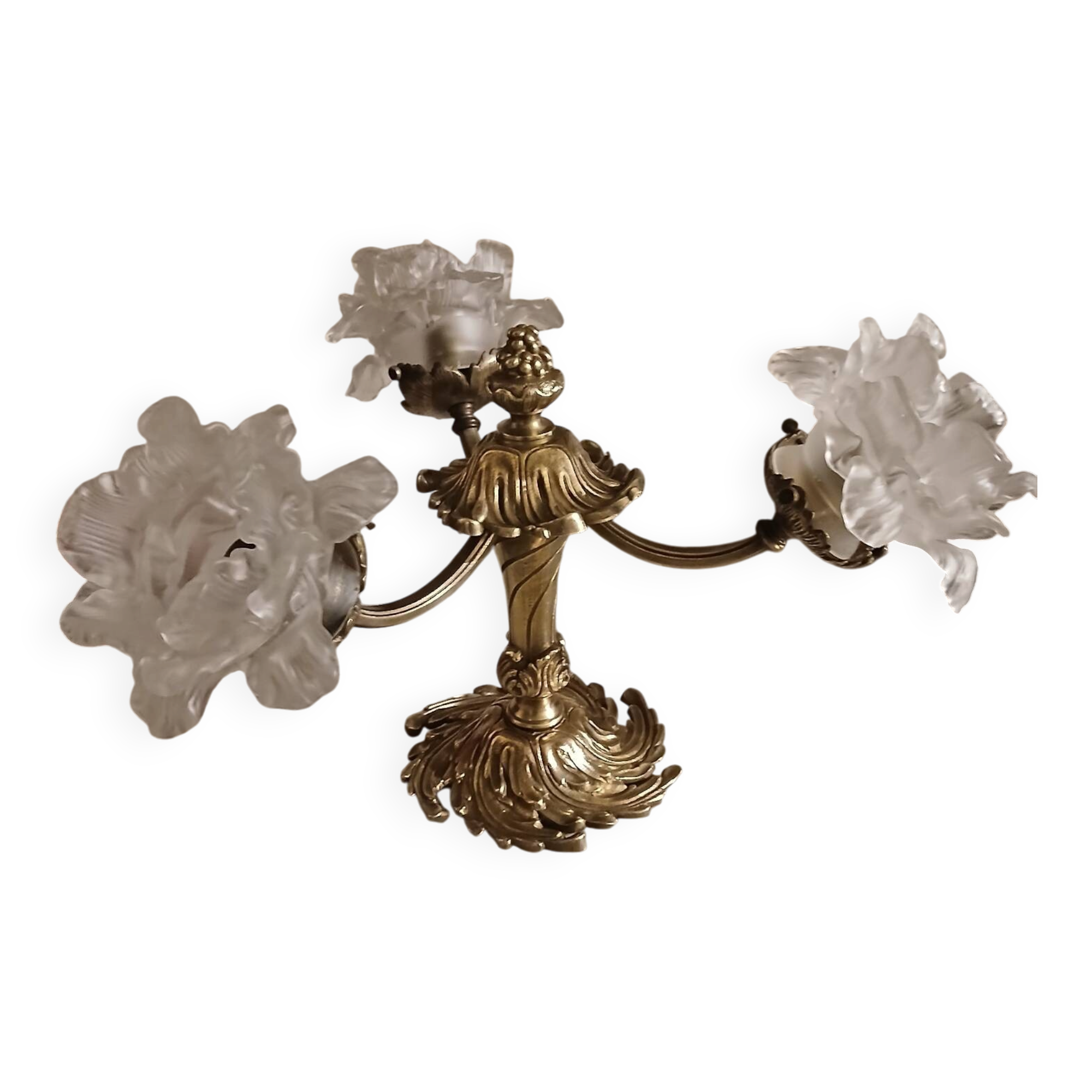 Lustre ancien bronze