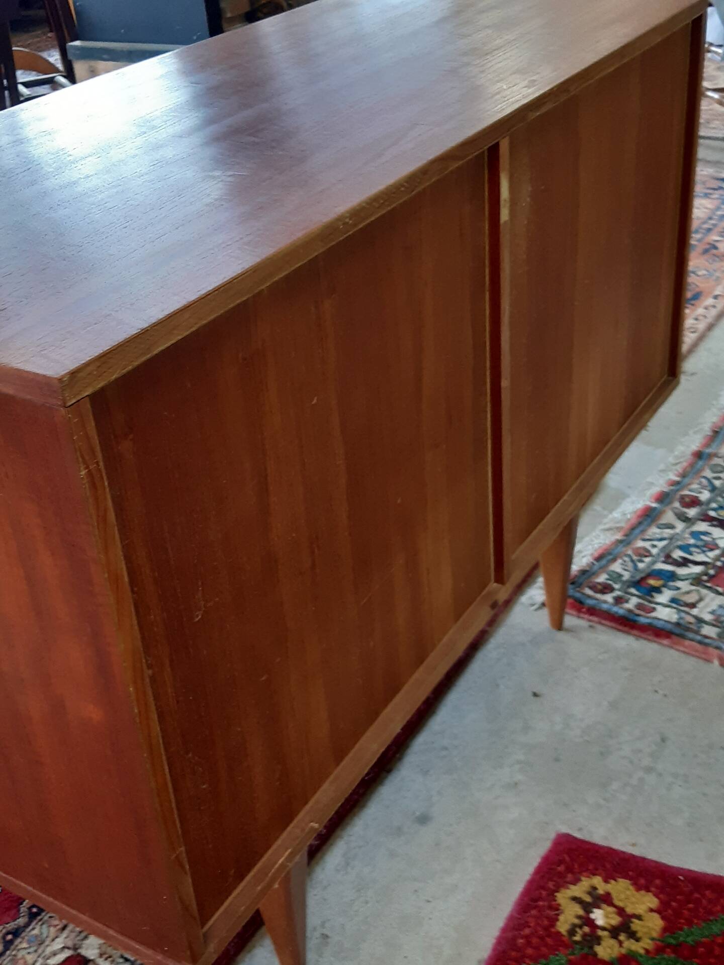 Small Scandinavian sideboard.