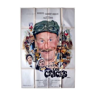 Poster of original cinema - the CRACKS - Bourvil - cycling - Tour de France