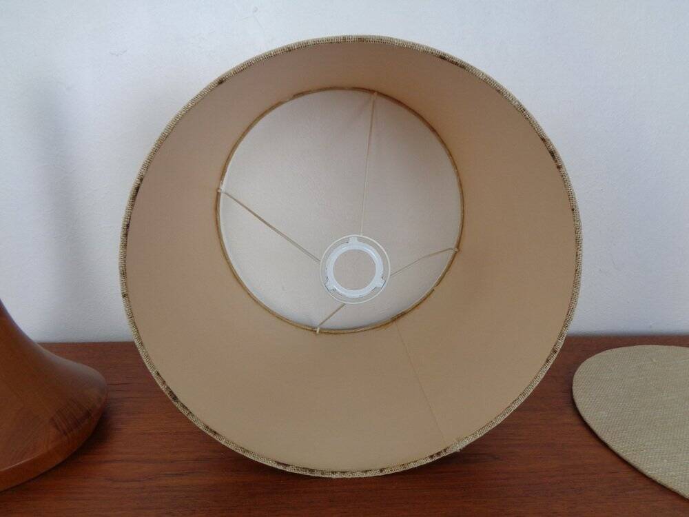 Danish Teak Table Lamp from Kirk, 1960s