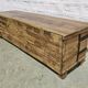 Burmese teak bench - chest