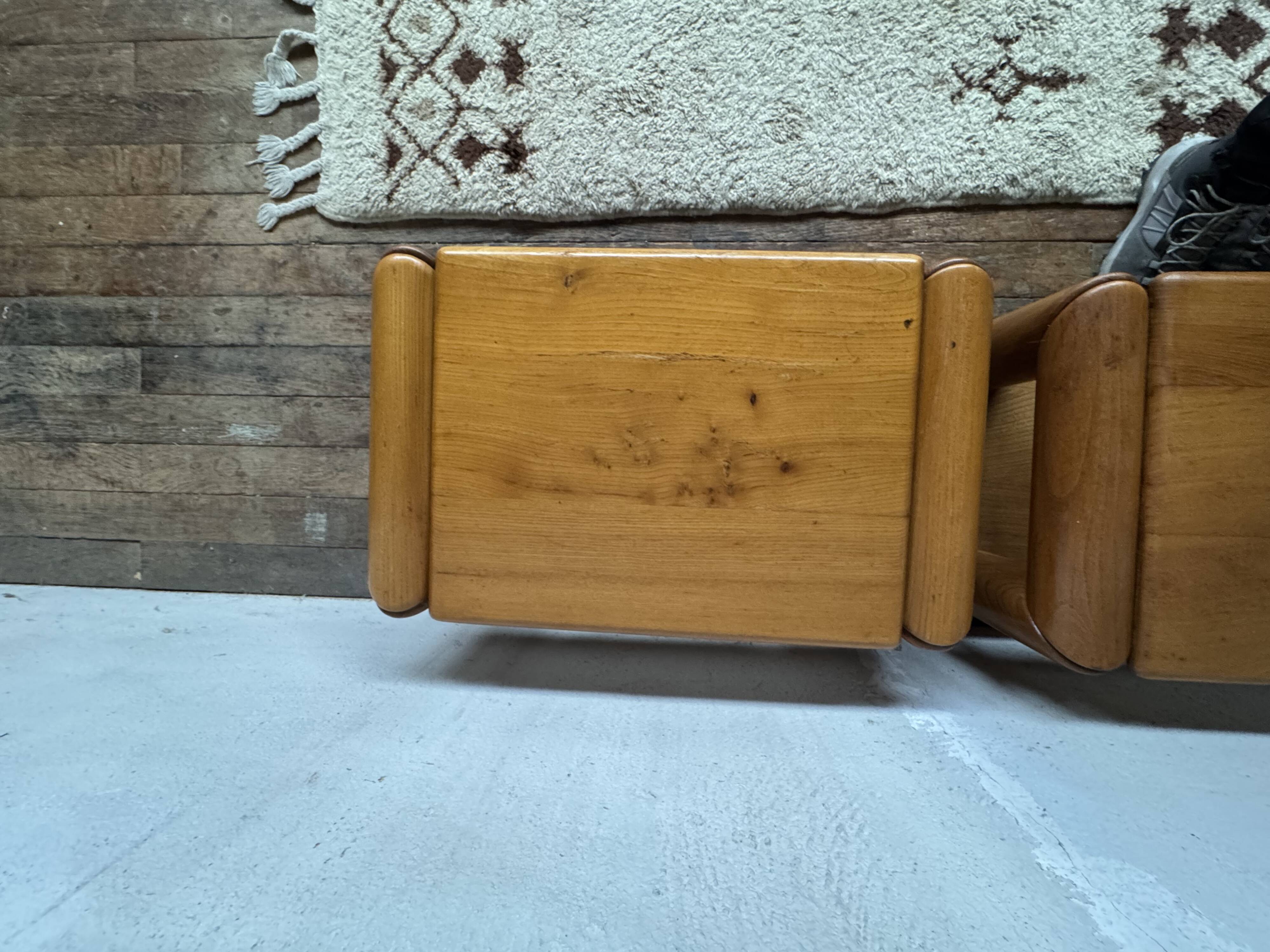 Bedside table, nightstand in Elm dlg Regain