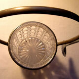 Baccarat jam jar, Pierreries model - metal spoon