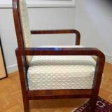 Fauteuil Art Déco En Macassar