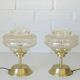 Vintage Bedside Lamps / Set of 2 / Redesign Mushroom Lamp / Art Deco Style