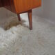 Scandinavian vintage office of the 60s light oak