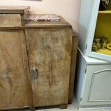 Art Deco sideboard in wood and marble