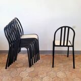 Set of 8 Robert Mallet Stevens Tubor Modernist Chairs