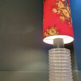 Floor lamp with floral shade 70