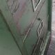 Antique metal cabinet with valves