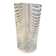 Swedish vase signed Kosta Boda blown with wavy and spiral stripes