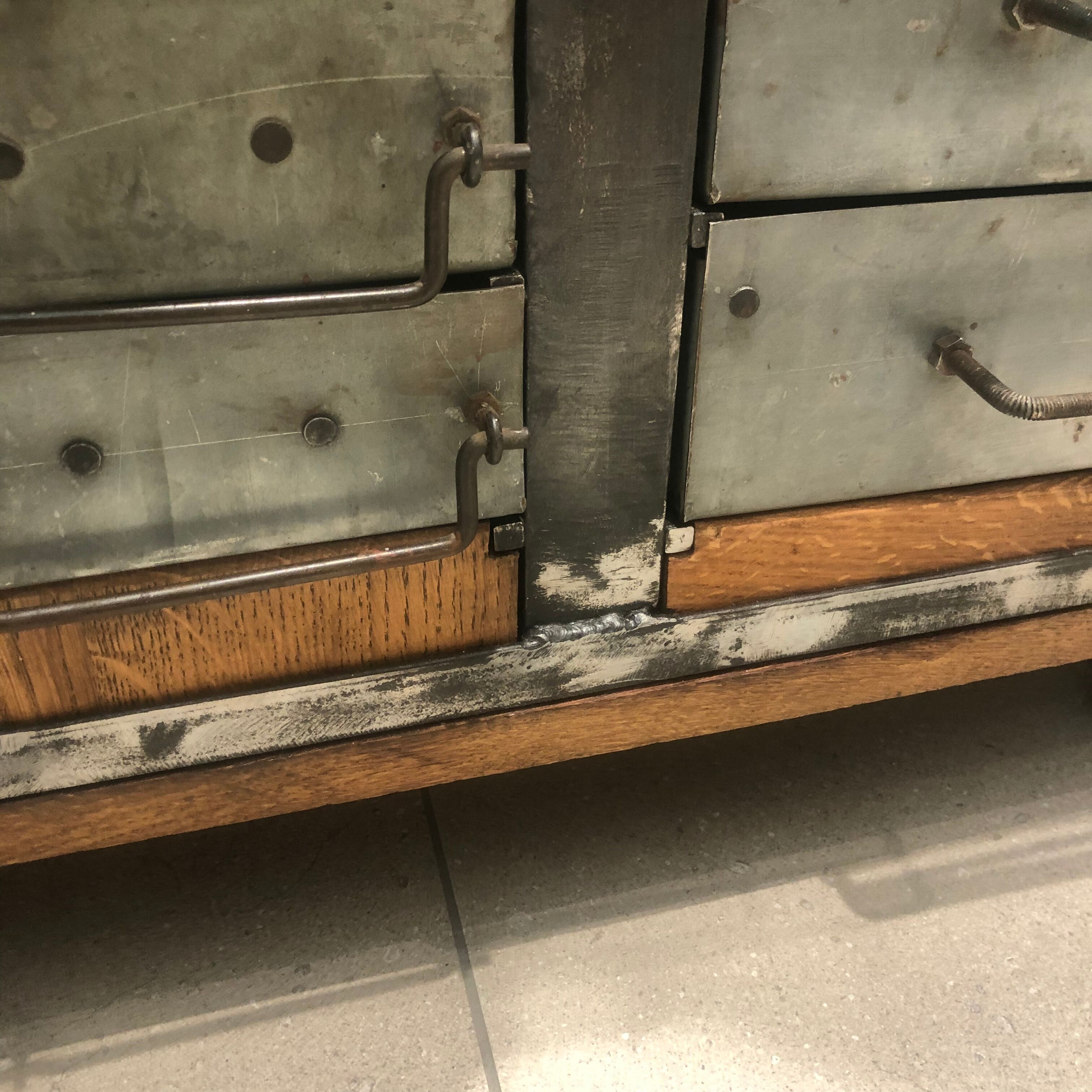 Metal and wood loom furniture