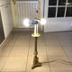 Pique cierge monté en lampe