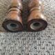 Wooden salt pepper shakers