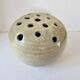 Ceramic flower vase signed GB (diameter 20cm)