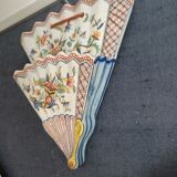 Earthenware wall bouquet vase