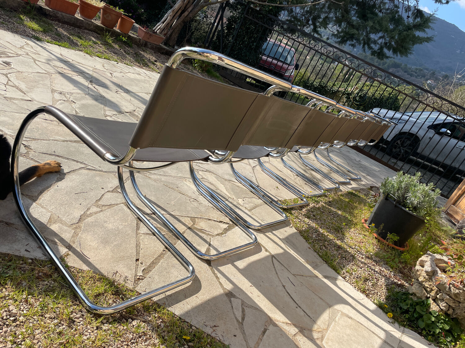 Chaises Mies Van Der Rohe Édition Année 80