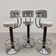 Italian bar stools in boucle fabric by Pedrali, 1970.