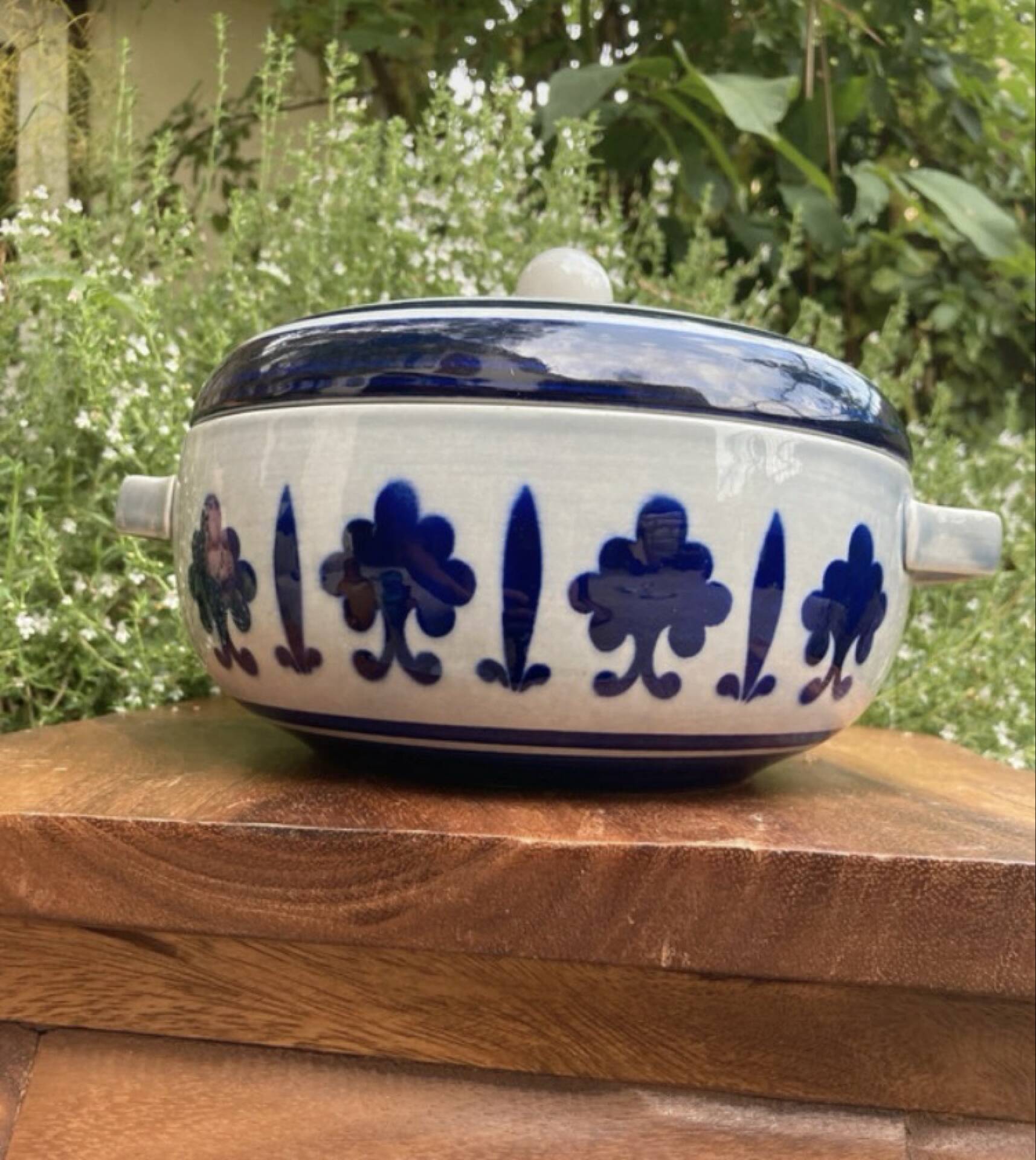 Boch La Louvière Soup Tureen - Baltic