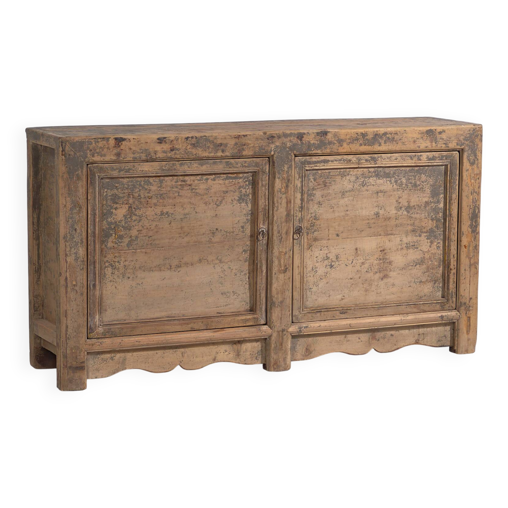 Old living room sideboard with gray patina (circa 1900) #47