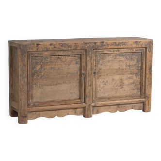 Old living room sideboard with gray patina (circa 1900) #47