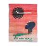 Affiche de la compagnie aérienne air mali des années 50/60