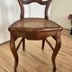 Chaises style Louis XV en bois et cannage