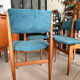 4 vintage Scandinavian style chairs