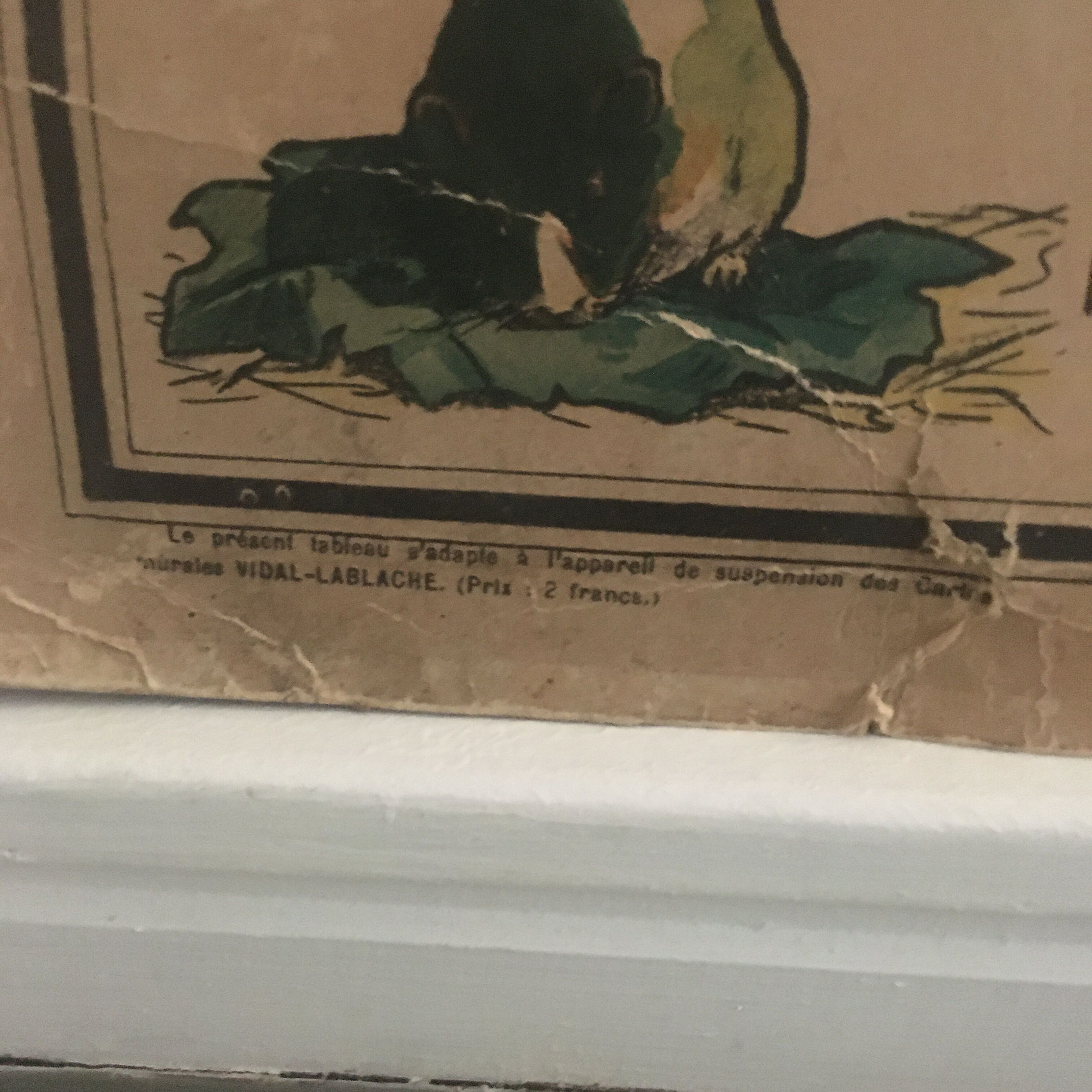 Educational panel "Alcohol is the enemy" 1910